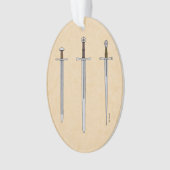 中世3本の刀2016 オーナメント (正面)