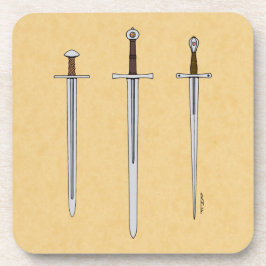 中世3本の刀2016 コースター