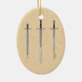 中世3本の刀2016 セラミックオーナメント (裏面)