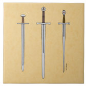 中世3本の刀2016 タイル (正面)