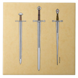 中世3本の刀2016 タイル
