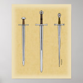 中世3本の刀2016 ポスター (正面)