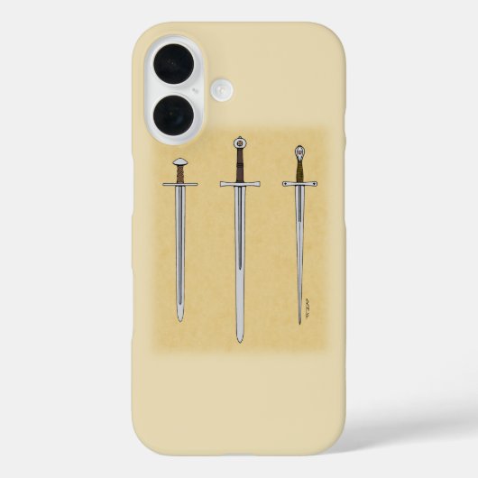 中世3本の刀2016 Case-Mate iPhoneケース (裏面)