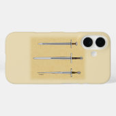 中世3本の刀2016 Case-Mate iPhoneケース (裏面 (横))
