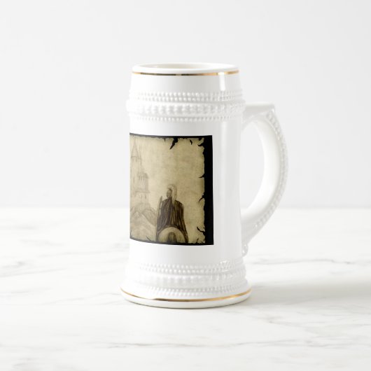 中世 ビールジョッキ (正面右)