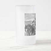 中世 フロストグラスビールジョッキ (中央)