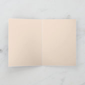 中世〔占星術の〕十二宮図グリーティングカード カード (内部)