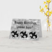 中世（紋章の）フラ・ダ・リ カード (黄色い花)