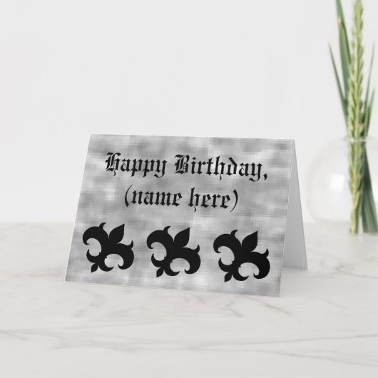 中世（紋章の）フラ・ダ・リ カード (正面)