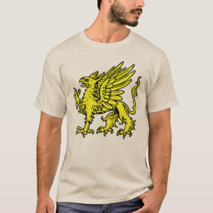 中世Gryphonの紋章学のTシャツ Tシャツ