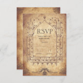 中世RSVP 出欠カード (正面/裏面)