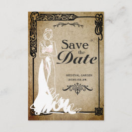 中世Save the Date bride セーブザデート