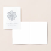 中佐軍隊階級 箔カード (ディスプレー)