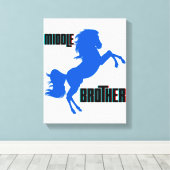 中兄馬の育成 キャンバスプリント (インサイチュ (ウッドフロア))