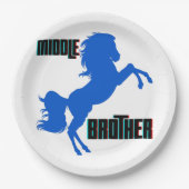 中兄馬の育成 ペーパープレート (正面)