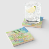 中分類14おはようございます。 ストーンコースター (横)