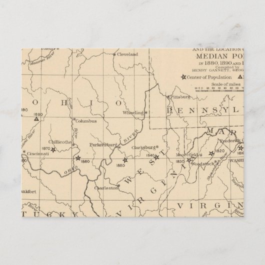 中分類16人口セン17901900 ポストカード (正面)