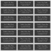 中分類21黒結婚個体住所 シール (正面)