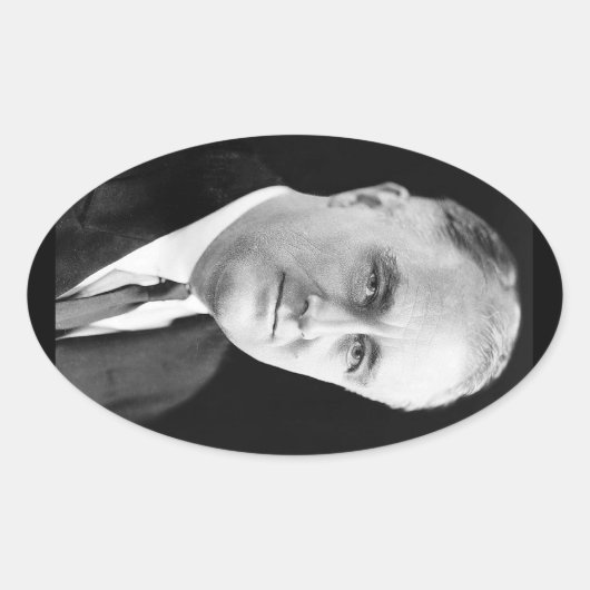 中分類32フランクリンD.ルーズベルト1 楕円形シール (正面)