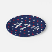 中分類47赤白海軍星業報国 ペーパープレート (アングル)