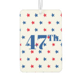 中分類47赤白青星愛国者社長 カーエアーフレッシュナー (裏面)