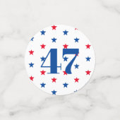 中分類47赤白青星愛国者社長 コンフェッティ (スモール正面)