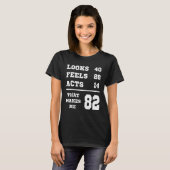 中分類82誕生日ルックス感じアクト Tシャツ (正面フル)