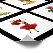 中分類84花こども ポスター (角)