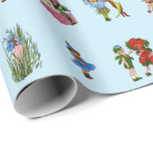 中分類84花こども ラッピングペーパー (ロールコーナー)