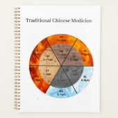 中医五行経絡ウェルネスジャーナル プランナー手帳 (正面)