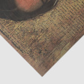 中南米の女性デコパージュ 薄葉紙 (詳細)