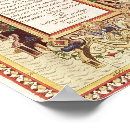 中南米地図 ポスター (角)