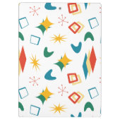 中原子モダン中世紀形状モダンレトロ クリップボード (裏面)