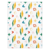 中原子モダン中世紀形状モダンレトロ テーブルクロス (正面)