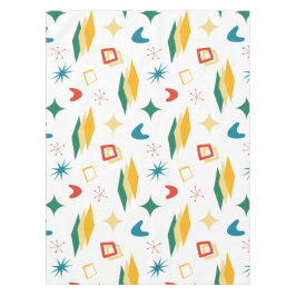 中原子モダン中世紀形状モダンレトロ テーブルクロス