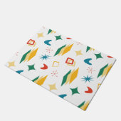 中原子モダン中世紀形状モダンレトロ ドアマット (アングル)