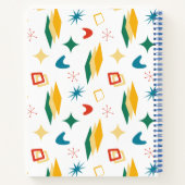 中原子モダン中世紀形状モダンレトロ ノートブック (裏面)