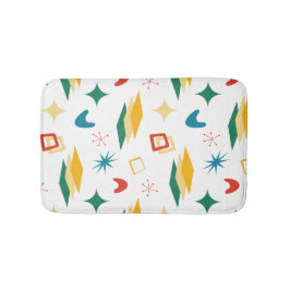 中原子モダン中世紀形状モダンレトロ バスマット