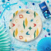 中原子モダン中世紀形状モダンレトロ ペーパープレート (パーティー)