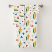 中原子モダン、レトロ中世紀形モダン状 バスタオルセット (インサイチュ)