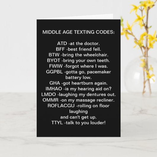 中古メールや文字を打つ誕生日カード カード (黄色い花)