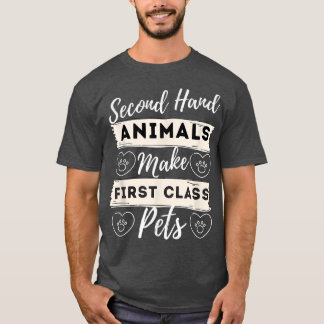 中古動物が一級ペットを作る Tシャツ