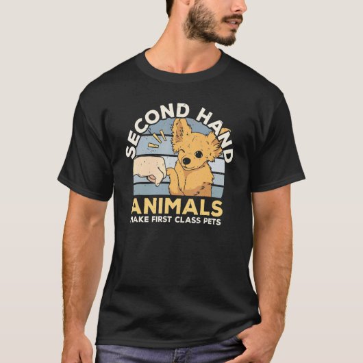 中古動物が一級動物Rを作る Tシャツ (正面)
