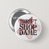 中古品店の貴婦人 缶バッジ (正面&裏面)