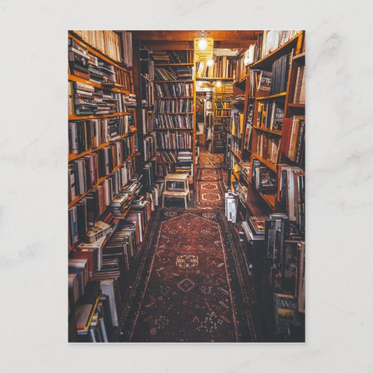 中古書店インテリア写真 ポストカード (正面)