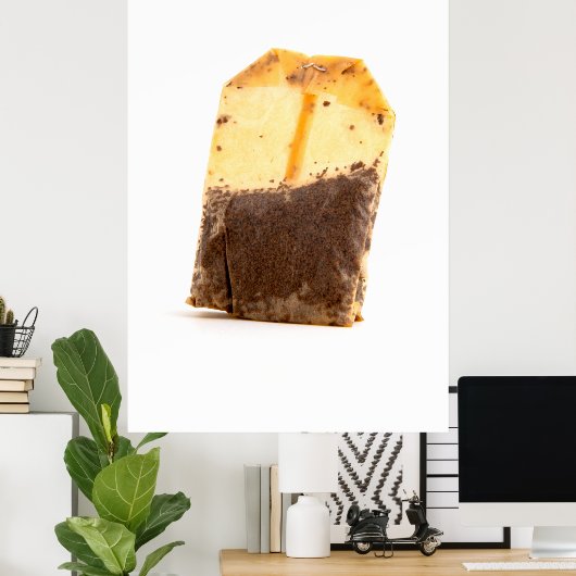 中古茶バッグ ポスター (ホームオフィス)