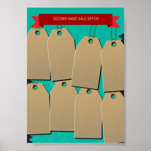 中古販売のオファー ポスター (正面)