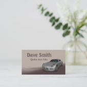 中古車のディーラーとサービス 名刺 (スタンド正面)