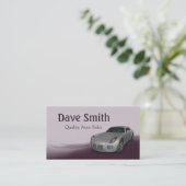 中古車のディーラーとサービス 名刺 (スタンド正面)