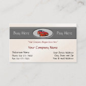 中古車のディーラーの名刺 名刺 (正面)